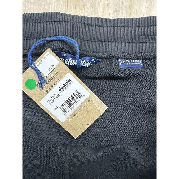 Chubbies Men’s Sweatpant Shorts XXL 7” NWT “The Darksides” 7” Schwort Fleece - Picture 3 of 5